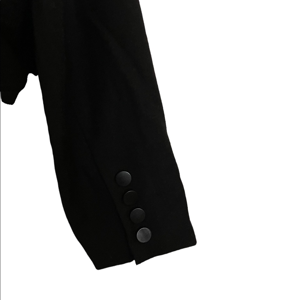 Women’s Talbots Stretch Fabric Black Jacket in Size 6 - Picture 4 of 5